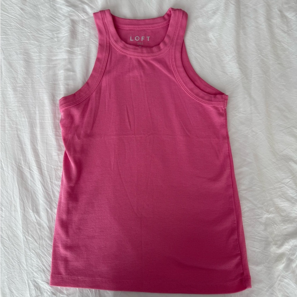 Women’s Loft Perfect Tank Top in Hot Pink